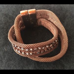 Mesh metal bracelet